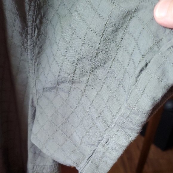 Terra & Sky Charcoal Button-Down Mini Dress - Picture 5 of 9